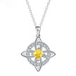 Unisex Witch Knot Pendant Necklace
