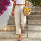 🔥SUMMER HOT SALE ONLY ￡11.99!!🔥👖Women's Relaxed Fit Linen Blend Pants – Classic Straight Leg Trousers