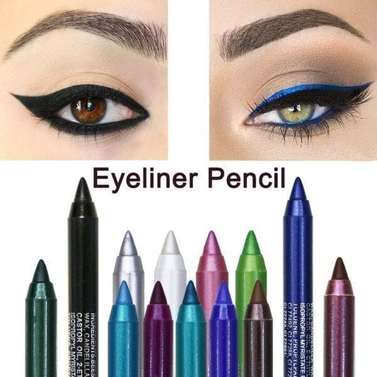 Long-lasting Waterproof Eyeliner Pencil, Fashionable Eye Makeup Cosmetics