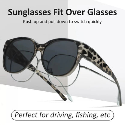 🎉LIMITED SALE - BUY 1 GET 1 FREE😎UV400 Protection Fit Over Glasses Sunglasses (Add 2/4 Pcs To Cart)