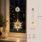 ⏳LAST DAY SALE ONLY ￡6.99!!🎄❄️ DIY Christmas Snowflake Suction Cup LED Lights ✨ | Battery Operated, Warm & Multi-Colour, Window Suction Lights, Christmas Home & Party Decor