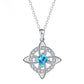 Unisex Witch Knot Pendant Necklace