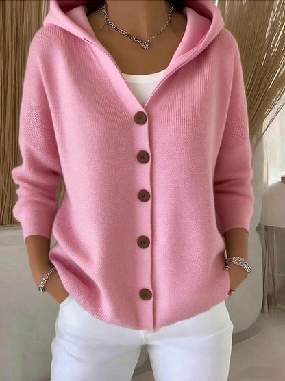 🔥LAST DAY SALE 50% OFF🔥Women Cotton Plain Long Sleeve Comfy Casual Cardigan