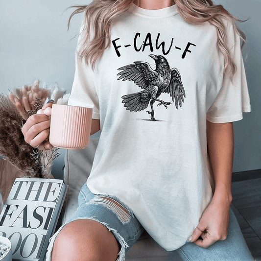 ✨Surprise Price✨Humorous Crow Graphic T-Shirt – Say It With a Caw!