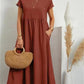 ⏰Last Day Sale 60% Off💃Solid Color Sleeveless Loose Cotton and Linen Pocket Dress