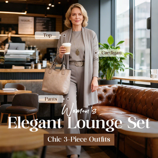 ⏳Time-Limited Special⏰Elegant 3-piece Set: Long Cardigan, Top & Pants💞
