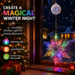 ⏳LAST DAY SALE ONLY ￡6.99!!🎄❄️ DIY Christmas Snowflake Suction Cup LED Lights ✨ | Battery Operated, Warm & Multi-Colour, Window Suction Lights, Christmas Home & Party Decor