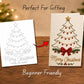 🌲 🪡 Christmas Hand Embroidery Card DIY Kit | Stitch Your Way Into the Christmas Spirit ✨ 🎁