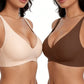 💗LAST DAY SALE 70% OFF⚡50K+ SOLD💕Jelly Wireless Womens Comfortable Wireless Bras Push Up Bralettes Seamless Tshirts Bras Deep V Everyday Bras
