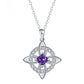 Unisex Witch Knot Pendant Necklace