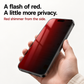 📱LAST DAY SALE ONLY￡7.99! ✨❤️Red Shimmer Privacy Tempered Glass Screen Protector for iPhone –Stylish Protection & Extra Privacy! ✨