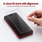📱LAST DAY SALE ONLY￡7.99! ✨❤️Red Shimmer Privacy Tempered Glass Screen Protector for iPhone –Stylish Protection & Extra Privacy! ✨