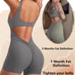 ✨Limited Sale 50% OFF✨Bodycon Backless Jumpsuit with V-Neck and Butt-Lifting Design