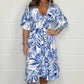 🎉This week's Special Sales - 49% OFF✨Women’s Elegant V-Neck Dresses with Botanical Prints