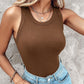 💖LAST DAY SPECIAL PRICE: ￡11.99!!💖Ribbed Stretchy Tank Top with Shelf Bra