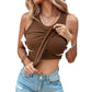 💖LAST DAY SPECIAL PRICE: ￡11.99!!💖Ribbed Stretchy Tank Top with Shelf Bra