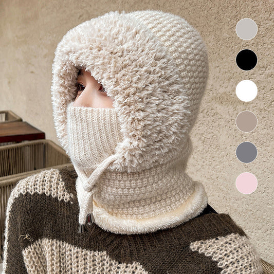 🔥HOT SALE 60% OFF🔥Women's Winter One-Piece Knitted Beanie Scarf Mask 3-in-1 Balaclava
