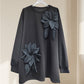🔥HOT SALE🔥Women's Loose Sweatshirt with 3D Floral Decoration