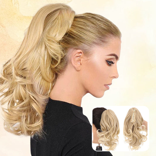 🔥New Year Hot Sale🔥Claw Clip Short Curly Ponytail Extension