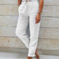 🌸LAST DAY SPECIAL PRICE!!🌸Women's Elastic Waist Cotton Linen Casual Pants