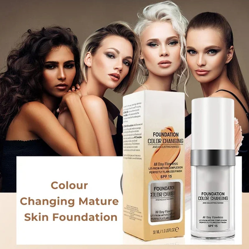 🔥Hot Sale-60% Off🎉Long-Lasting Moisturizing Colour Changing Foundation ...