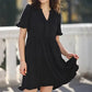 💕2026 New Arrivals 70% OFF!!💃👗Women's Ruffle Trim V-Neck Tiered Dress