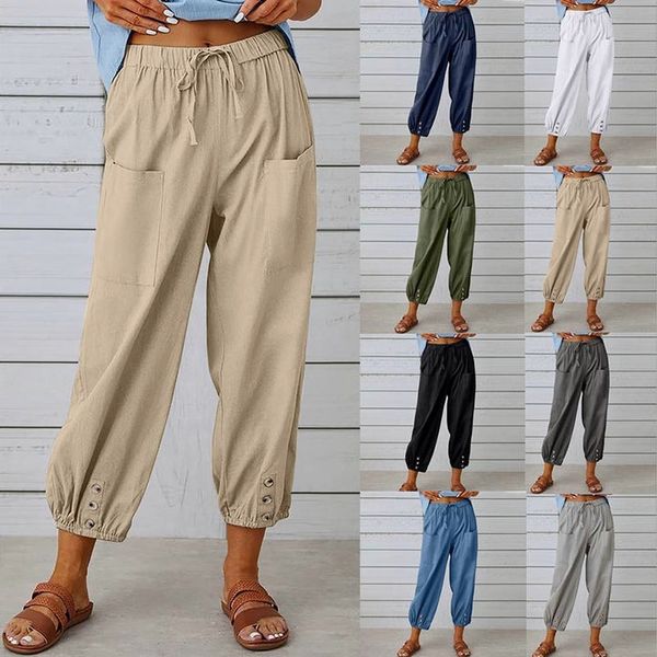 ๐ฅBig Sale 50% OFF๐ฅWomen's Capri Pants Wide Leg Drawstring๐ โ verginy