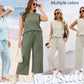 🔥LAST DAY SALE ONLY ￡17.99!!👚2026 New Women's Sleeveless Top & Wide-Leg Pants 2-Piece Set