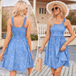 💐LAST DAY Special Price⚡50K+ SOLD!💃Women's Summer Dresses Casual Square Neck Floral Sundress With Pockets