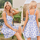 💐LAST DAY Special Price⚡50K+ SOLD!💃Women's Summer Dresses Casual Square Neck Floral Sundress With Pockets