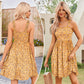 💐LAST DAY Special Price⚡50K+ SOLD!💃Women's Summer Dresses Casual Square Neck Floral Sundress With Pockets