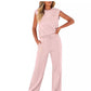 🔥Last Day Promotion 60% OFF💖Women's Casual Sleeveless Top and Drawstring Pants 2-Piece Set