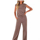 🔥Last Day Promotion 60% OFF💖Women's Casual Sleeveless Top and Drawstring Pants 2-Piece Set