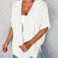 🔥Summer Hot Sale 49％ OFF🏳️‍🌈2025 New Stylish Flowy Short Sleeve Cardigan