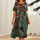 🔥Special Offer: 70% Off💃Elegant Mulberry Silk Tropical Breeze Dress