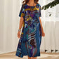 🔥Special Offer: 70% Off💃Elegant Mulberry Silk Tropical Breeze Dress