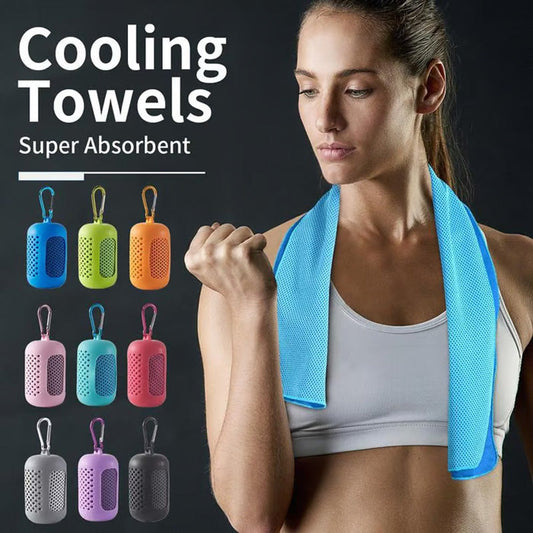 🎁Last Day Buy 1 Get 1 Free🔥Cold Sweat Towel You Can Use Anywhere, Anytime! Reusable Soft Absorbent Cooling Portable