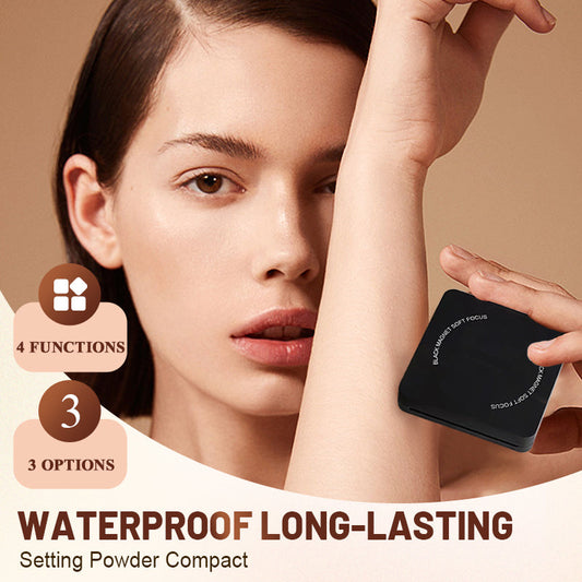 Waterproof Long-Lasting Makeup Setting Powder Compact