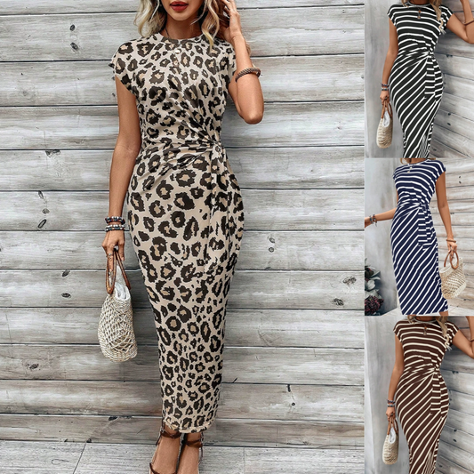 🔥2026 New Arrival🥰Women's Elegant Tie Waist Dress