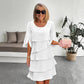 🌸Spring Sale 60% OFF🎁👗Women's Elegant Layered Ruffle Sleeve Dress – Effortless Style for Every Occasion💃