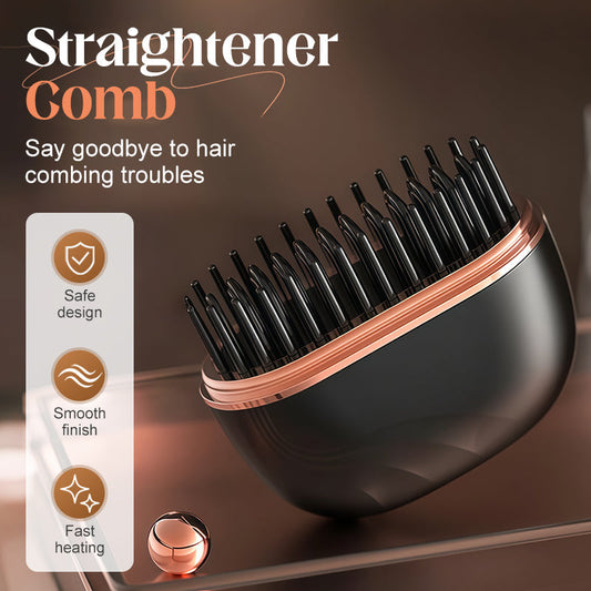 🔥Hot Sale!!💇‍♀️Mini Cordless Hair Straightener Comb