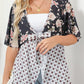 🔥Summer Hot Sale 60% Off!!✨Women's Floral Kimono Ruffle Sleeve Tie Cardigans Flowy Boho Loose Cover Ups