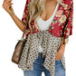 🔥Summer Hot Sale 60% Off!!✨Women's Floral Kimono Ruffle Sleeve Tie Cardigans Flowy Boho Loose Cover Ups