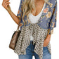 🔥Summer Hot Sale 60% Off!!✨Women's Floral Kimono Ruffle Sleeve Tie Cardigans Flowy Boho Loose Cover Ups