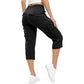 ⏳Limited-time Sale!!✨Womens Lightweight Capris Daily&Travel Quick Dry Cargo Pants with 6 Pockets✈️👖Adventure-Ready Comfort And Style