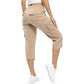 ⏳Limited-time Sale!!✨Womens Lightweight Capris Daily&Travel Quick Dry Cargo Pants with 6 Pockets✈️👖Adventure-Ready Comfort And Style