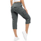 ⏳Limited-time Sale!!✨Womens Lightweight Capris Daily&Travel Quick Dry Cargo Pants with 6 Pockets✈️👖Adventure-Ready Comfort And Style