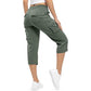 ⏳Limited-time Sale!!✨Womens Lightweight Capris Daily&Travel Quick Dry Cargo Pants with 6 Pockets✈️👖Adventure-Ready Comfort And Style