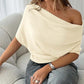 👕Summer Hot Sale⚡50K+ SOLD!🎁Women's Asymmetrical Off-Shoulder Batwing Sleeve Top