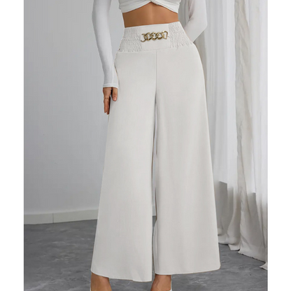 Women’s Stylish High-Waist Wide-Leg Pants